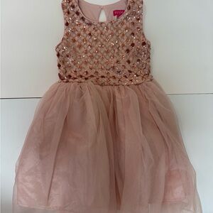 Zunie Girls Gold Sequin Dress